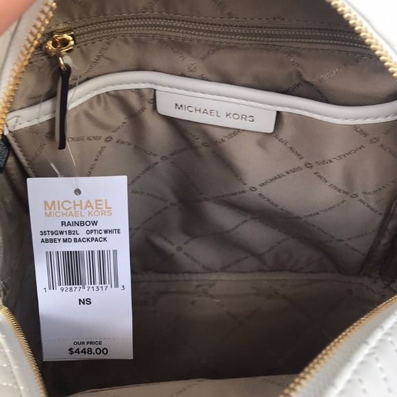Last one❗️Michael Kors abbey rainbow 🌈 Backpack - Picture 7 of 8